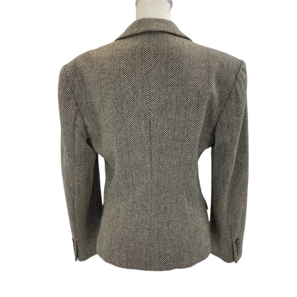 Ralph Lauren Purple Label Wool/Cashmere Jacket 10 Brown - Picture 4 of 15